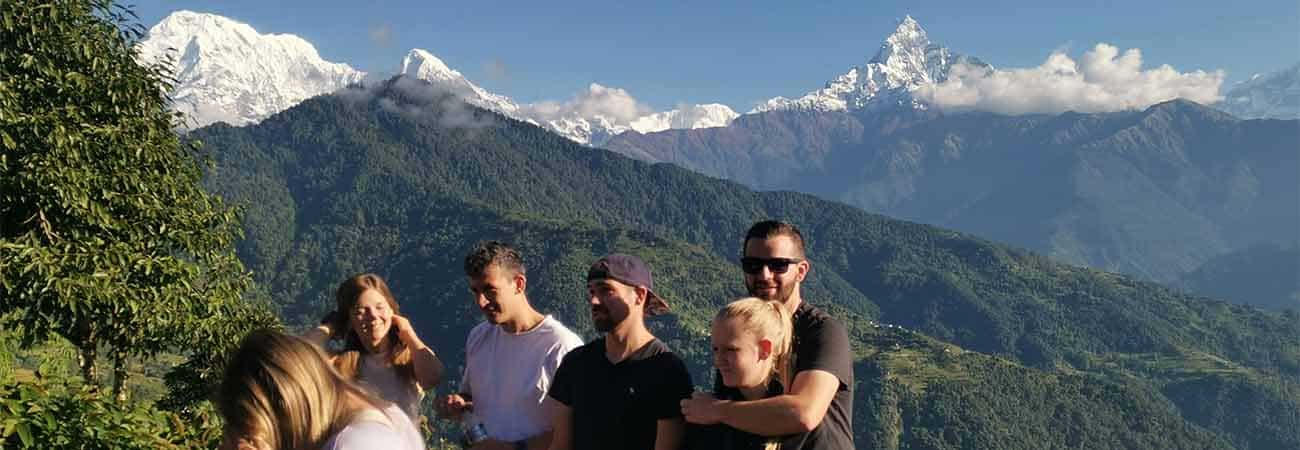 Group Joining Nepal Trekking